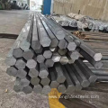 Polygonal brushed stainless steel bar